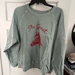 The Great. College sweatshirt size 3